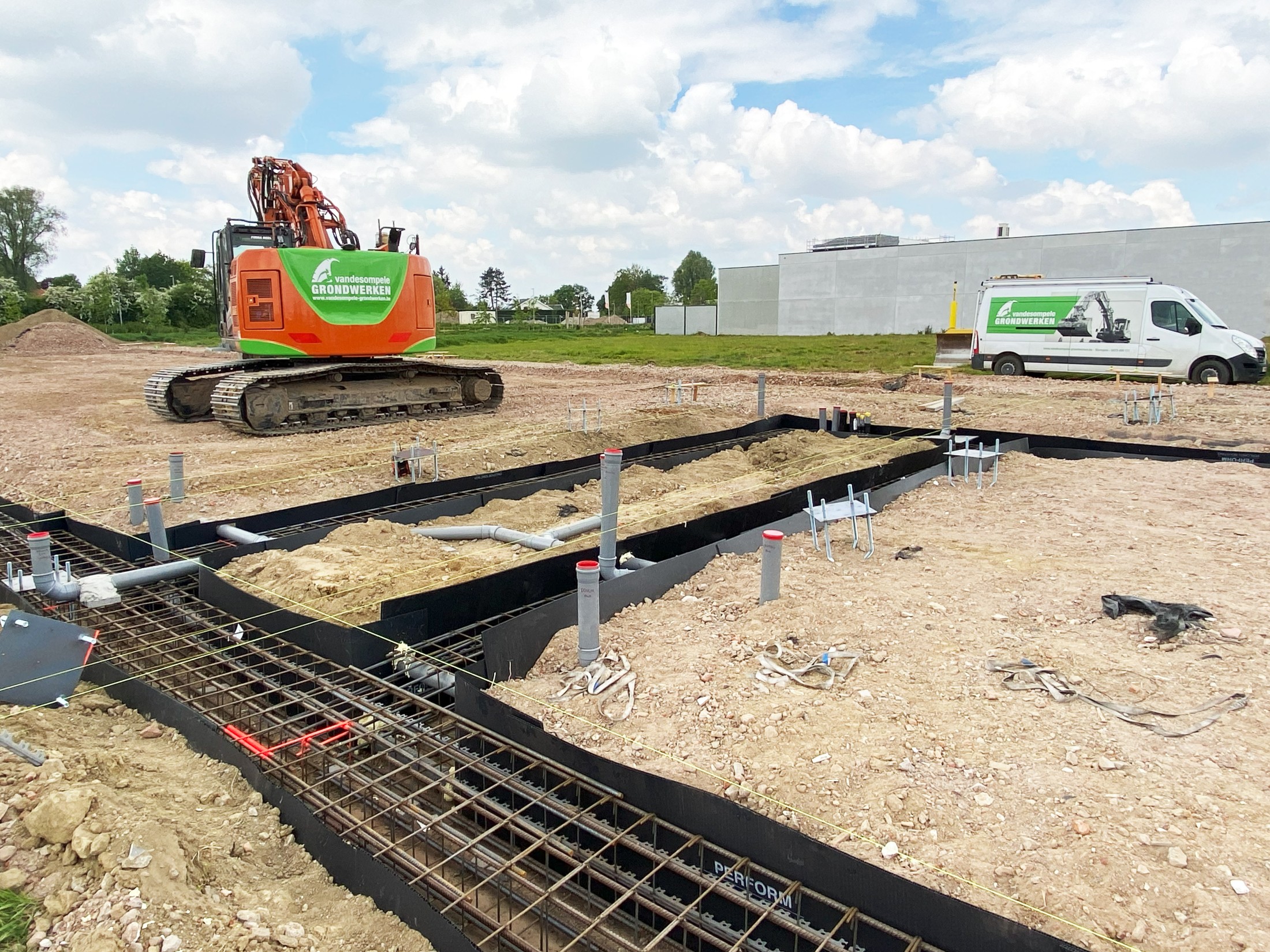 funderingen en betonplaten